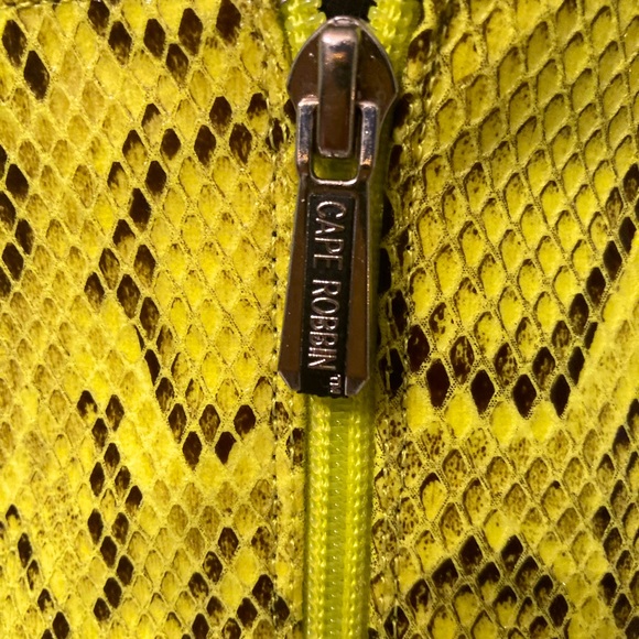 Cape Robin boots bright neon green snake skin boots 6.5 - Picture 5 of 6